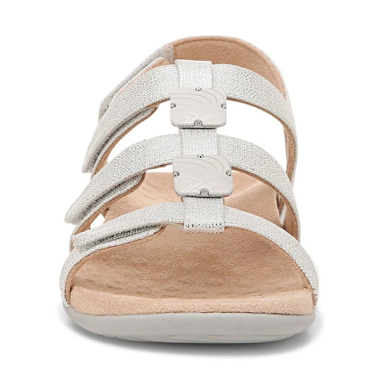 Vionic Women's Amber Sandals Silver Vionic Women's Amber Sandals Silver