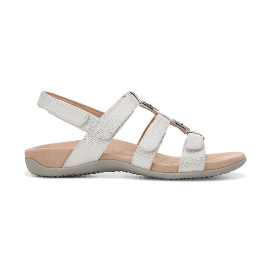 Vionic Women's Amber Sandals Silver Vionic Women's Amber Sandals Silver