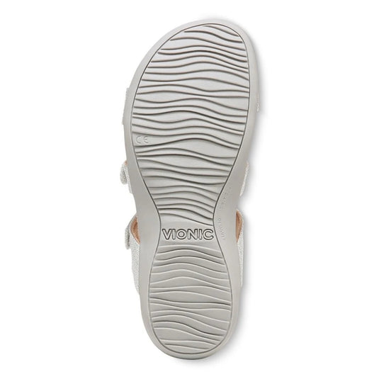 Vionic Women's Amber Sandals Silver Vionic Women's Amber Sandals Silver