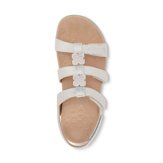 Vionic Women's Amber Sandals Silver Vionic Women's Amber Sandals Silver