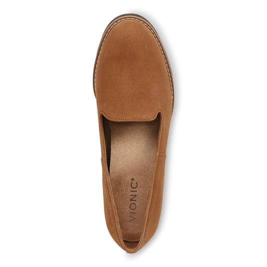 Vionic Women's Willa Wedge Toffee Suede Vionic Women's Willa Wedge Toffee Suede