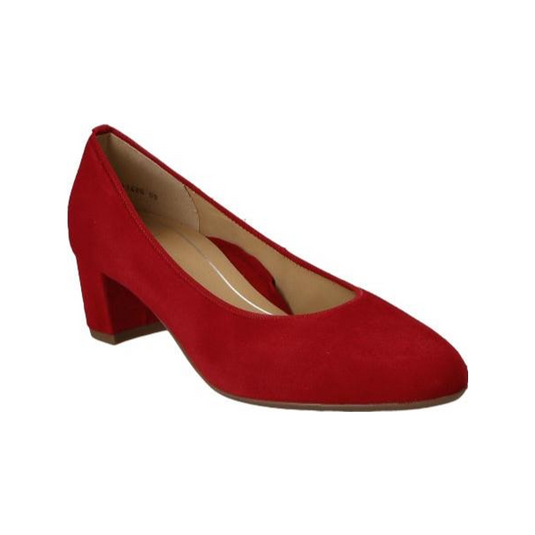 Ara Women's Kendall Pump Red Suede Ara Women's Kendall Pump Red Suede