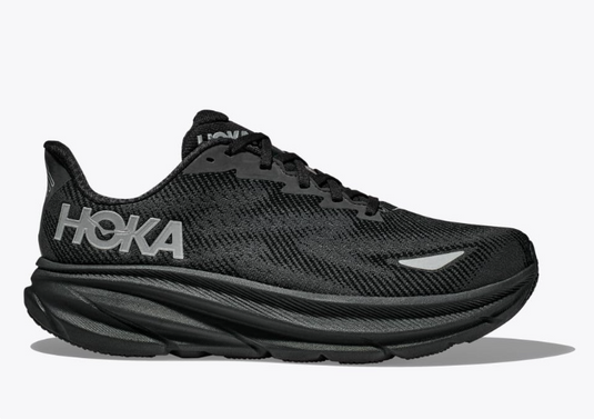 Hoka One One Men's Clifton 9 GTX Sneaker Black/Black Hoka One One Men's Clifton 9 GTX Sneaker Black/Black