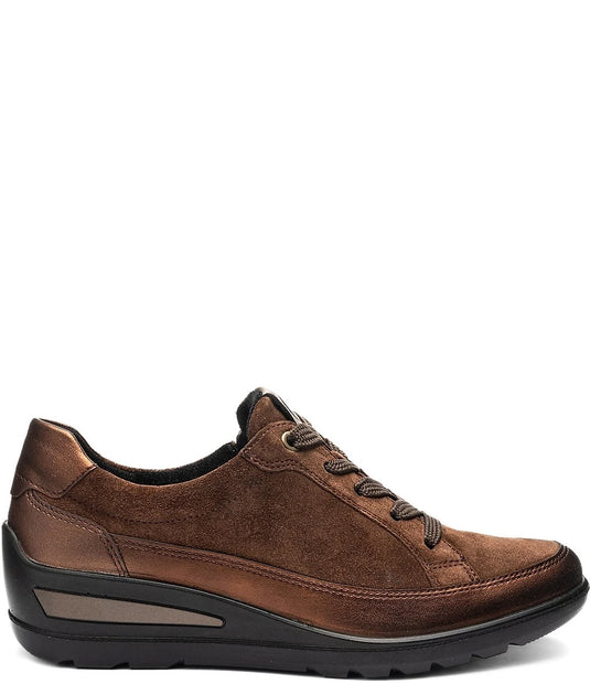 Ara Women's Zamia Wedge Sneaker Brown Suede Ara Women's Zamia Wedge Sneaker Brown Suede