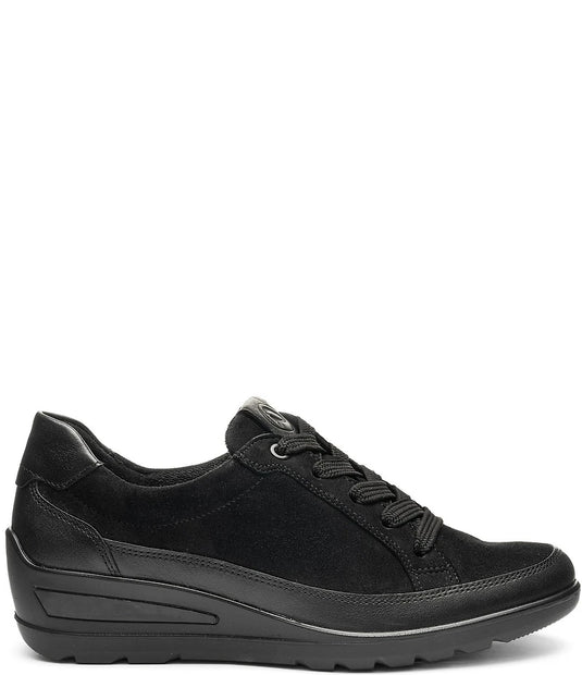 Ara Women's Zamia Wedge Sneaker Black Suede Ara Women's Zamia Wedge Sneaker Black Suede
