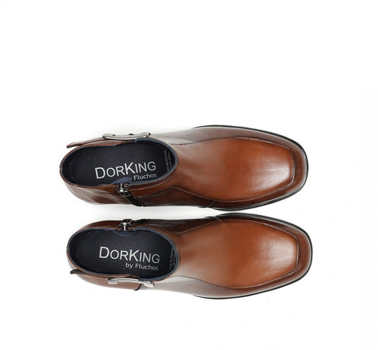 DORKING BY FLUCHOS IKIA WOMENS HEELED ANKLE BOOT SUNA BROWN DORKING BY FLUCHOS IKIA WOMENS HEELED ANKLE BOOT SUNA BROWN