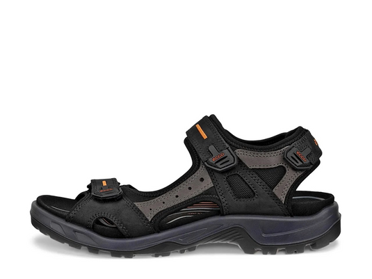 Ecco Men's Offroad Yucatan Sandals Black/Mole/Black Ecco Men's Offroad Yucatan Sandals Black/Mole/Black