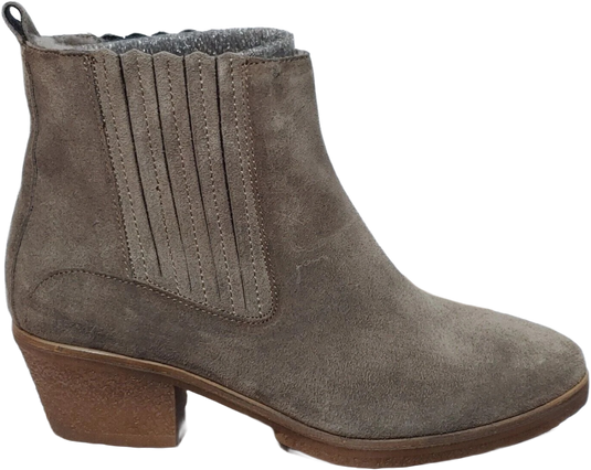 Kanna Women's Chelsea mid calf bootie Warm Grey Kanna Women's Chelsea mid calf bootie Warm Grey