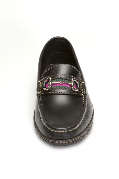 Handsewn Company Men's Bit Stripe Driver Black Leather Handsewn Company Men's Bit Stripe Driver Black Leather