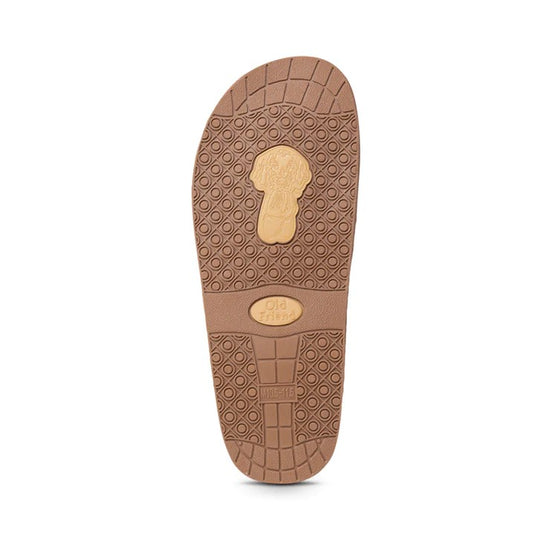 Old Friends Men's Step-In Adjustable Slippers Chestnut II Old Friends Men's Step-In Adjustable Slippers Chestnut II