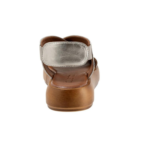 Bueno Women's Jayden Sandals Dark Silver Metallic Bueno Women's Jayden Sandals Dark Silver Metallic