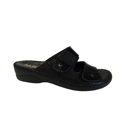 La Plume Women's Jessica Slide Black La Plume Women's Jessica Slide Black