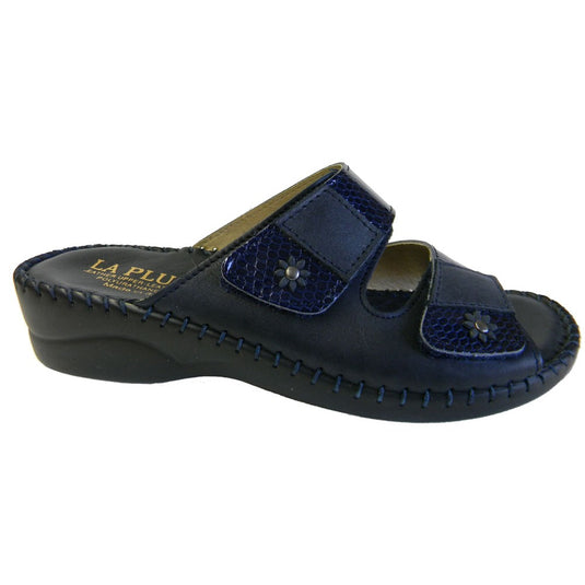 La Plume Women's Jessica Slide Navy La Plume Women's Jessica Slide Navy