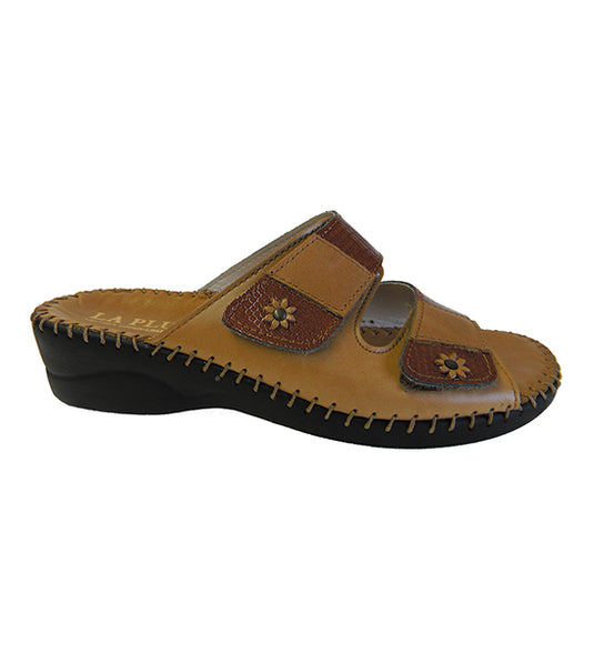 La Plume Women's Jessica Slide Tan La Plume Women's Jessica Slide Tan