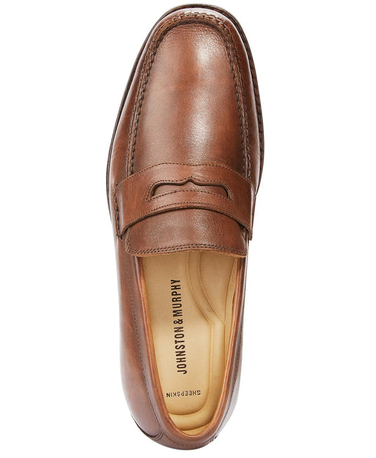Johnston & Murphy Men's Ainsworth Penny 20-7795 Brown Johnston & Murphy Men's Ainsworth Penny 20-7795 Brown
