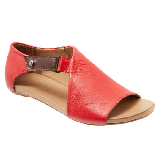 Bueno Women's Kale Sandals Red Leather Bueno Women's Kale Sandals Red Leather
