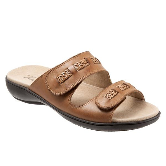 Trotters Women's Kap Slide Sandal Luggage Trotters Women's Kap Slide Sandal Luggage
