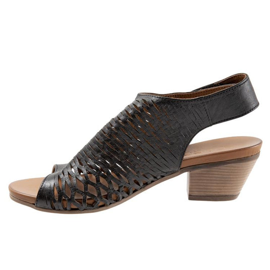 Bueno Women's Lacey Sling-Back Sandals Black