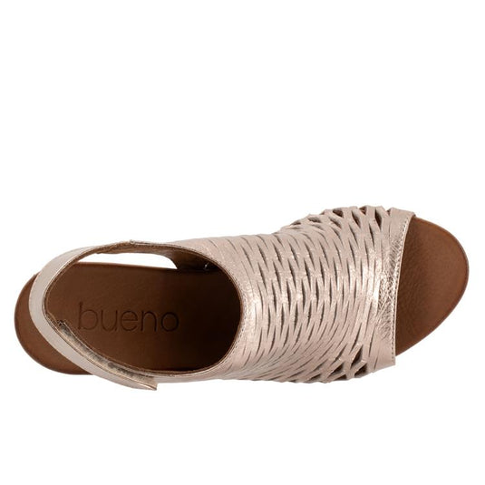 Bueno Women's Lacey Sling-Back Sandals Taupe Metallic Bueno Women's Lacey Sling-Back Sandals Taupe Metallic