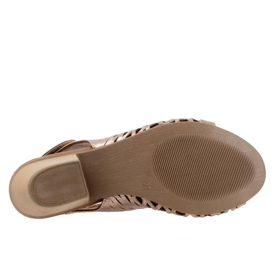 Bueno Women's Lacey Sling-Back Sandals Taupe Metallic Bueno Women's Lacey Sling-Back Sandals Taupe Metallic