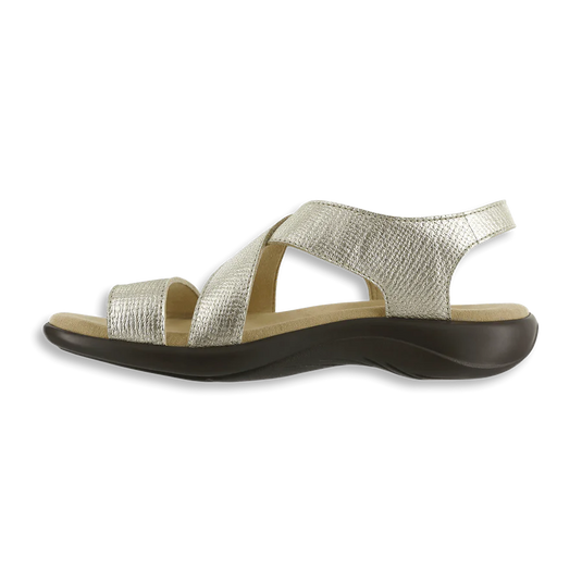 SAS Women's Laguna Strap Sandal Gold Linen