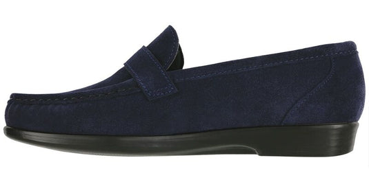 SAS Women's Lara Slip On Loafer Navy Suede SAS Women's Lara Slip On Loafer Navy Suede
