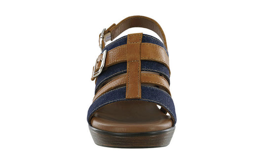 SAS Women's Layla Wedge Sandals Blue Jean SAS Women's Layla Wedge Sandals Blue Jean