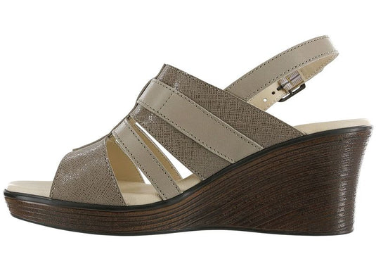 SAS Women's Layla Wedge Sandals Fog/Taupe SAS Women's Layla Wedge Sandals Fog/Taupe
