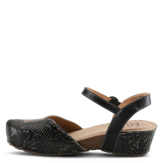 Spring Step Women's Lizzie Rose Sandal Black Multi Spring Step Women's Lizzie Rose Sandal Black Multi