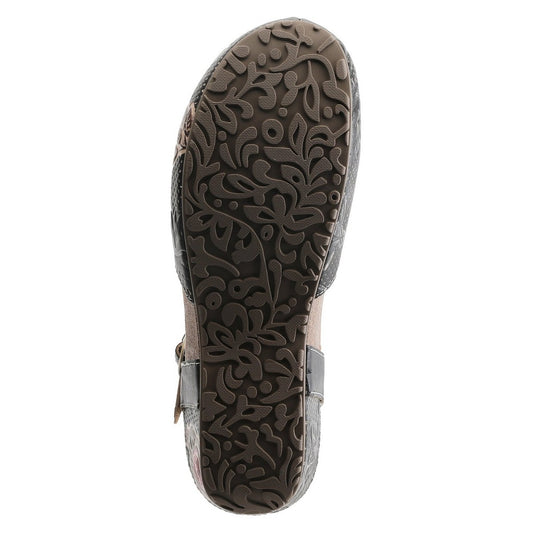 Spring Step Women's Lizzie Rose Sandal Black Multi Spring Step Women's Lizzie Rose Sandal Black Multi