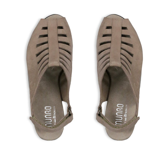 Munro Women's Abby Slingback Sandals Taupe Nubuck Munro Women's Abby Slingback Sandals Taupe Nubuck