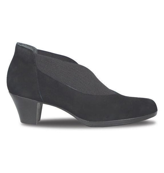 Munro Women's Francee Ankle Bootie Black Suede Munro Women's Francee Ankle Bootie Black Suede