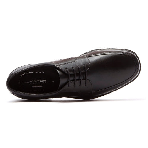 Rockport Men's Dpluxe Apron Toe Oxford Black Rockport Men's Dpluxe Apron Toe Oxford Black