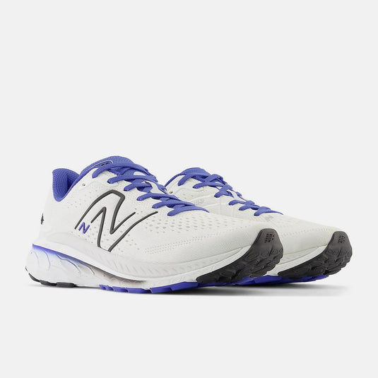 New Balance Men's Fresh Foam X 860v13 White with Marine Blue New Balance Men's Fresh Foam X 860v13 White with Marine Blue