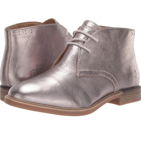 Hush Puppies Women's Bailey Chukka Boot Gunmetal Metallic