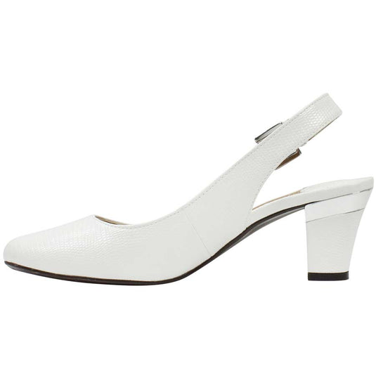 J. Renee Women's Malree Sling Back Sandals White J. Renee Women's Malree Sling Back Sandals White