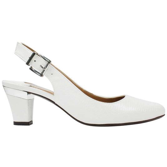 J. Renee Women's Malree Sling Back Sandals White J. Renee Women's Malree Sling Back Sandals White