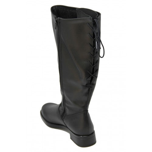 Martino Women's Emelyne Boots Black Leather Martino Women's Emelyne Boots Black Leather