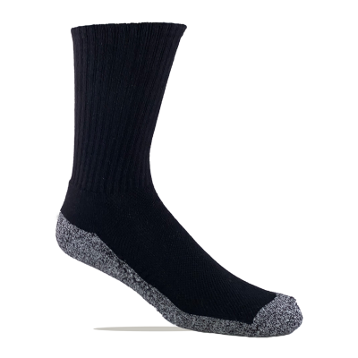 Jox Sox Men’s Cushioned Crew Socks Black Jox Sox Men’s Cushioned Crew Socks Black
