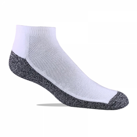 Jox Sox Men’s Cushioned Low Cut Socks White Jox Sox Men’s Cushioned Low Cut Socks White