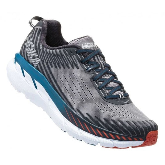 Hoka One One Men's Clifton 5 Sneaker Frost Grey Ebony Hoka One One Men's Clifton 5 Sneaker Frost Grey Ebony