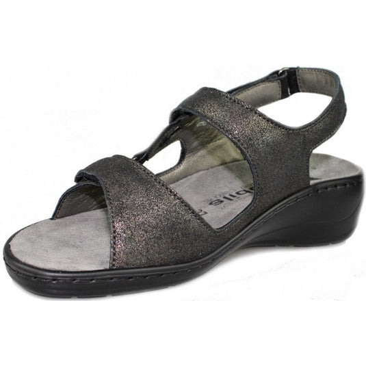 Mephisto Women's Jasmine Wedge Sandal Black