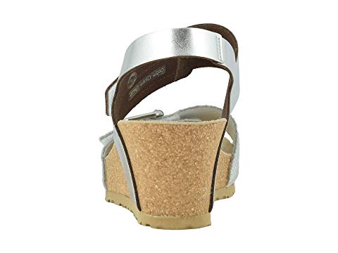 Mephisto Women's Lissandra Wedge Sandals Silver Mephisto Women's Lissandra Wedge Sandals Silver