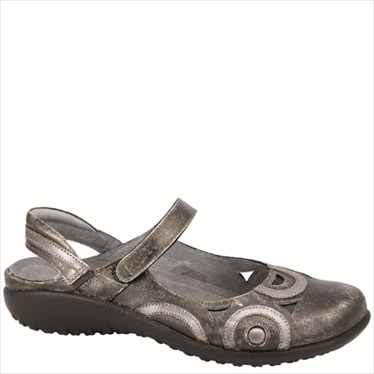 Naot Women's Closed Toe Sling Back Sandals Metal Leather/Mirror Leather Naot Women's Closed Toe Sling Back Sandals Metal Leather/Mirror Leather