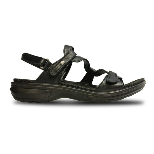 Revere Women's Miami Back Strap Sandals Black Revere Women's Miami Back Strap Sandals Black