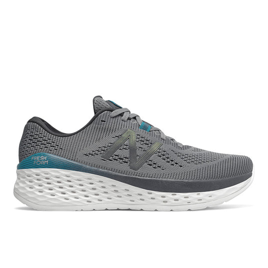New Balance Men's Fresh Foam More Gunmetal/ Lead/Deep Ozone Blue New Balance Men's Fresh Foam More Gunmetal/ Lead/Deep Ozone Blue