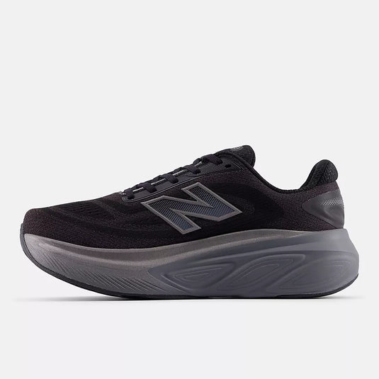 New Balance Men's Fresh Foam X More v6 Sneaker Black with Castlerock and Black Metallic