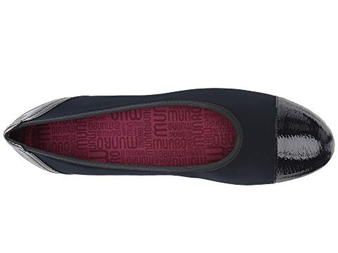Munro Women's Henlee Navy Fabric/Patent Munro Women's Henlee Navy Fabric/Patent
