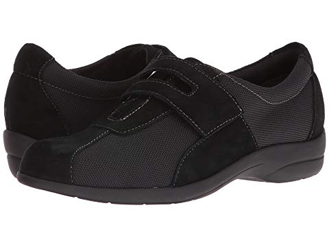 Munro Women's Joliet Black Fabric/Black Suede Munro Women's Joliet Black Fabric/Black Suede
