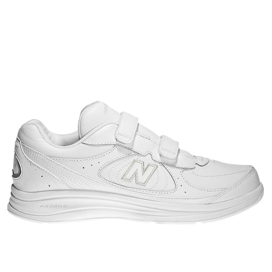 New Balance Men's 577 Hook and Loop White New Balance Men's 577 Hook and Loop White